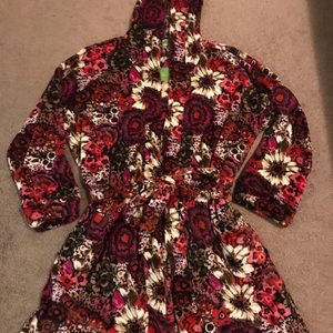 NEW Vera Bradley Hooded Robe